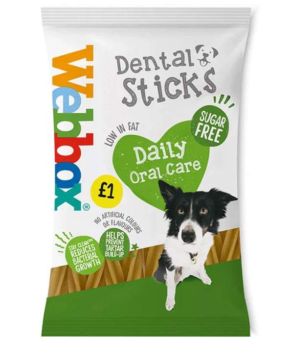 Webbox Dental Sticks Dog Treats 180g