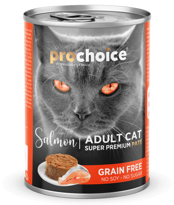 Prochoice - Adult Cat Premium Pate With Salmon 400g