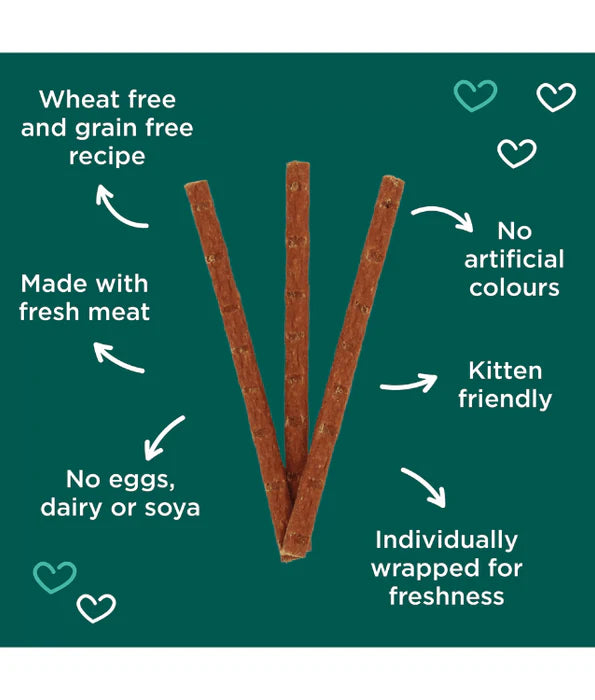 Webbox - Tasty Sticks Duck Cat Treats 6 sticks