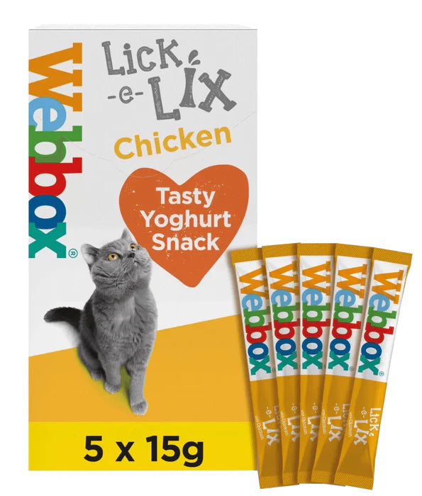 Webbox - Lick-e-Lix Creamy Chicken Cat Treats 5 sachets