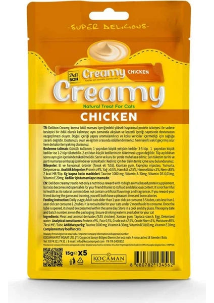 Delibon Cat Reward Food with Chicken 15GR 5-Pack