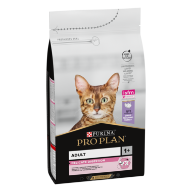 Purina Pro Plan Adult Delicate Digestion, Dry Cat Food with Turkey
