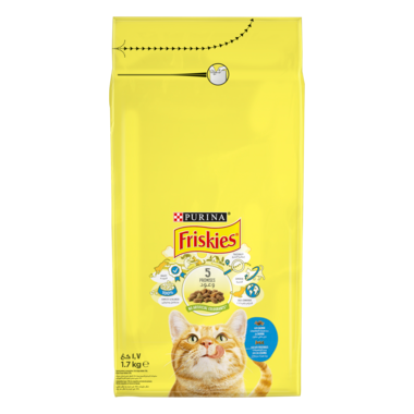 FRISKIES with Salmon & Vegetables Dry Cat Food