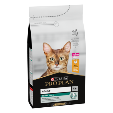 Purina Pro Plan Adult Renal Plus Everyday Dry Cat Food with Chicken