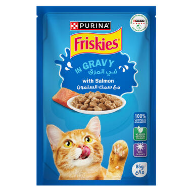 FRISKIES Salmon in Gravy Wet Cat Food 85g