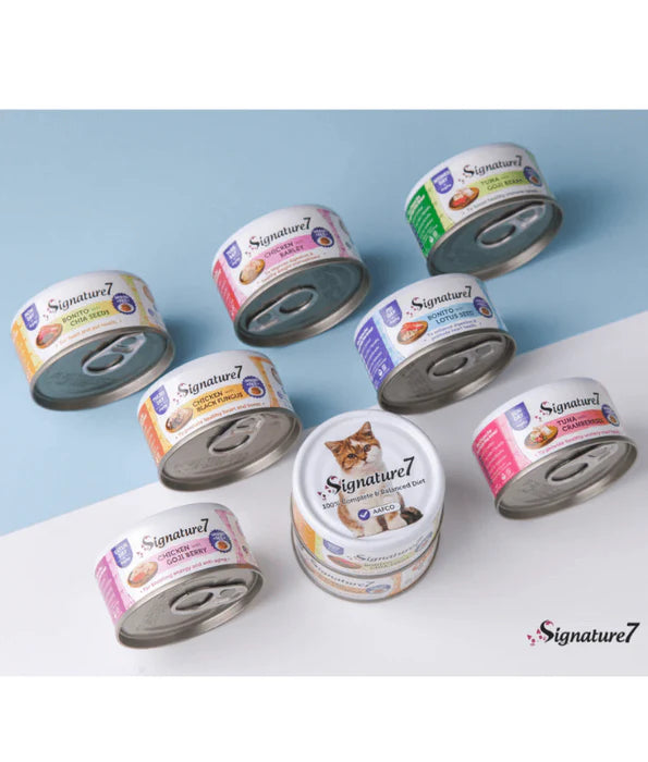 Signature7 Superfoods Pate Weekly Pack With Different Nutritional Benefits Cat Wet Food 7x80g