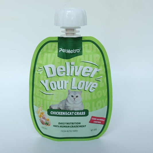 Pet Metro Chicken & Cat Grass 60g