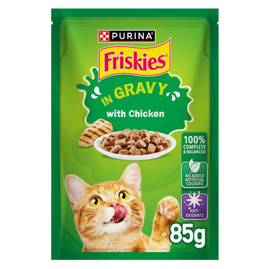 FRISKIES Chicken in Gravy Wet Cat Food 85g