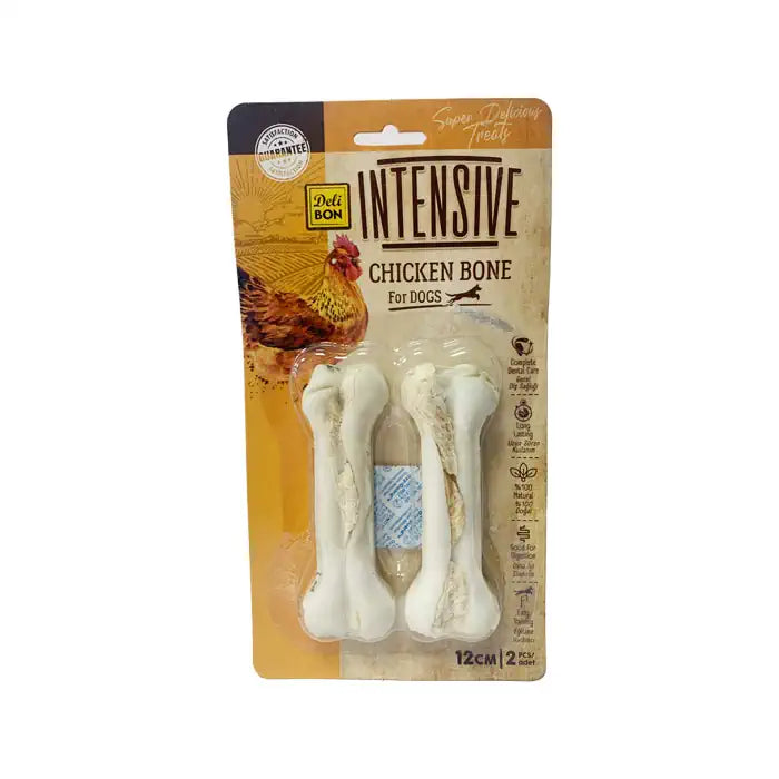Delibon Intensive Chicken Bone Dog Award 12cm 2 Pieces