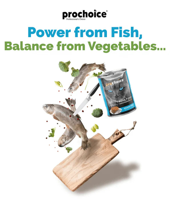Prochoice - Adult Cat Premium Pate With Fish & Vegetables 400g
