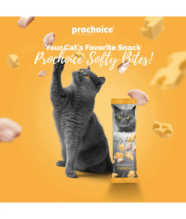 Prochoice - Softy Bites Chicken & Cheese 10g