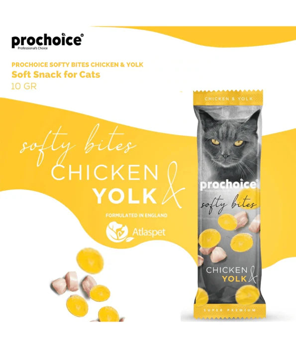Prochoice - Softy Bites Chicken & Yolk 10g