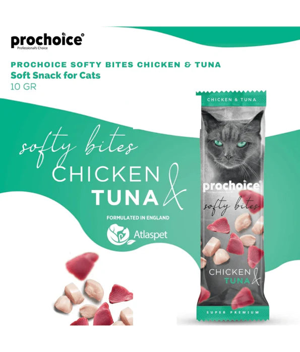 Prochoice - Softy Bites Chicken & Tuna 10g