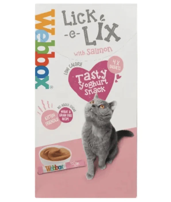 Webbox - Lick-e-Lix Creamy Salmon Cat Treats 5 Sachets