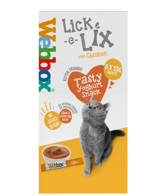 Webbox - Lick-e-Lix Creamy Chicken Cat Treats 5 sachets