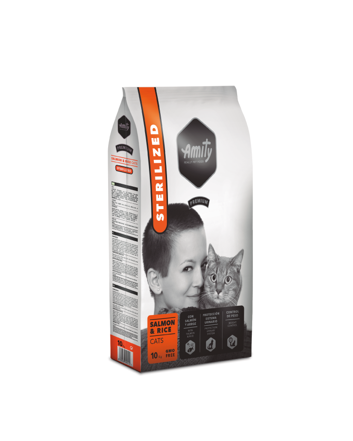 SALMON & RICE STERILIZED CATS 10/1,5 Kg