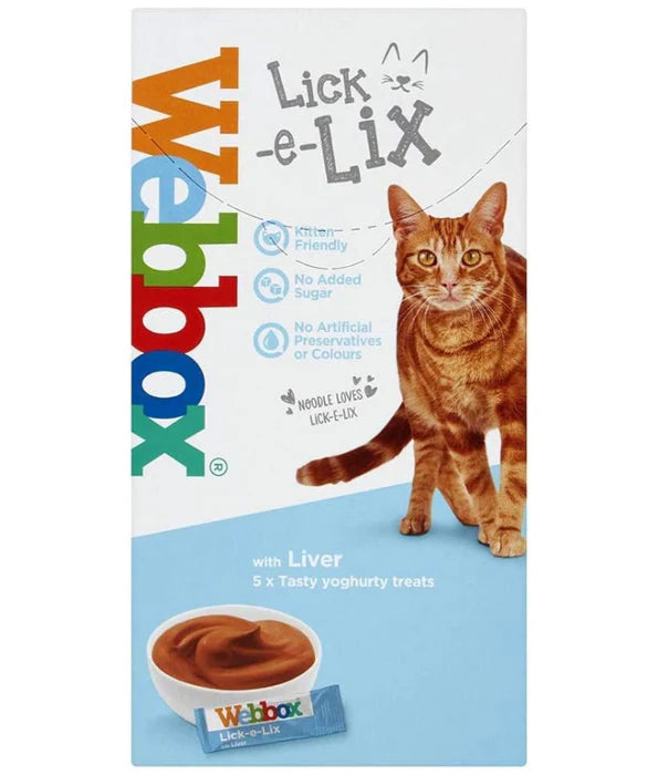 Webbox - Lick-e-Lix Milk and Yoghurt Treats 7 Sachets