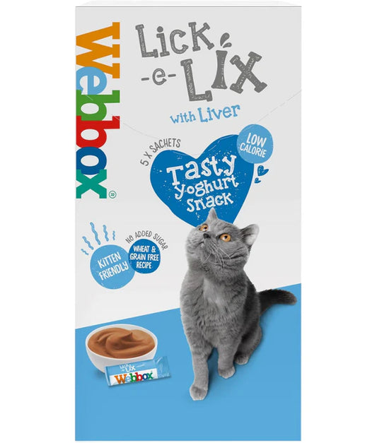 Webbox - Lick-e-Lix Liver Creamy Sausage Cat Treats 5 Sachets