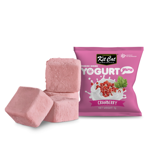 Kit Cat Freeze Dried Yogurt Yums Cranberry