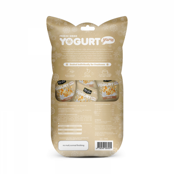 Kit Cat Freeze Dried Yogurt Yums Cheese