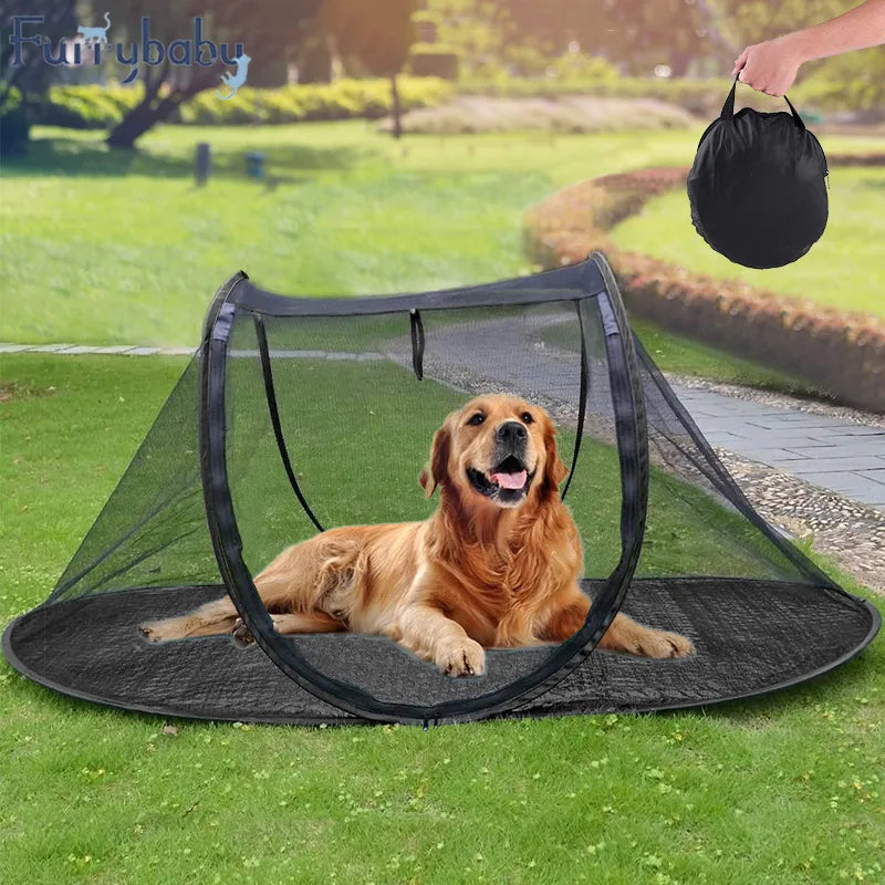 Portable and Foldable Pet Tent – Orange