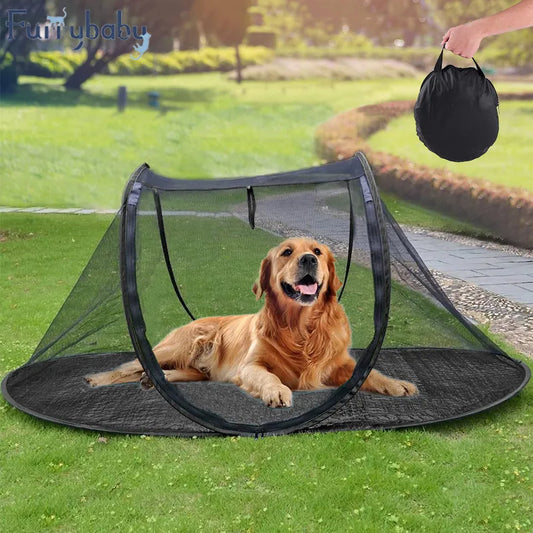Portable and Foldable Pet Tent – Orange