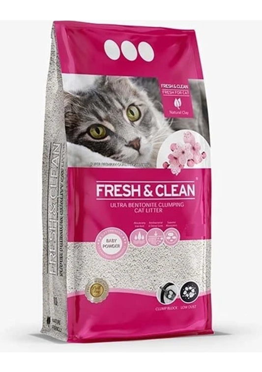 Fresh & Clean  Clumping Cat Litter 5 Lt