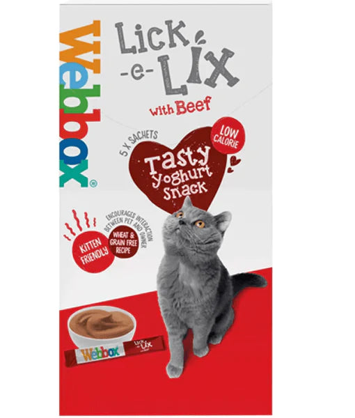 Webbox - Lick-e-Lix with beef 75g