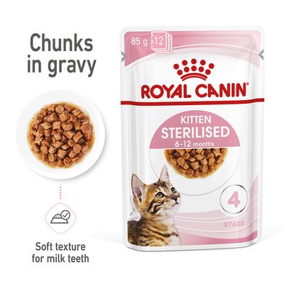 Royal Canin Sterilised Kitten in Gravy